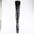 Pleaser ADORE-4000SLT Cuissardes à plateforme Revêtement laqué Noir EU-38 / US-8