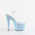 Pleaser ADORE-708LG Sandales à plateforme Transparent Paillettes Bleu EU-35 / US-5
