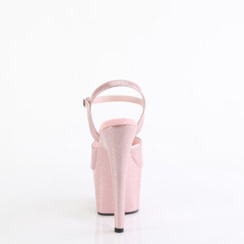 Pleaser ADORE-709GP Sandales à plateforme Revêtement laqué Paillettes Rose EU-43 / US-13
