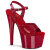 Pleaser ADORE-709GP Sandales à plateforme Revêtement laqué Paillettes Rouge EU-35 / US-5