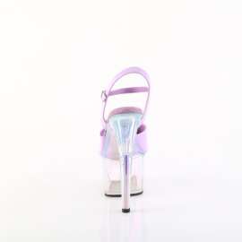 Pleaser ADORE-709HT Sandales à plateforme Holo Lilas fumé EU-38 / US-8