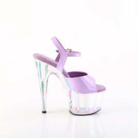 Pleaser ADORE-709HT Sandales à plateforme Holo Lilas fumé EU-39 / US-9