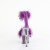 Pleaser ADORE-724F Sandales à plateforme Transparent Lilas EU-37 / US-7