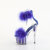 Pleaser ADORE-724F Sandales à plateforme Transparent Bleu EU-36 / US-6