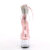 Pleaser ADORE-724RS Sandales à plateforme Transparent Strass Rose EU-35 / US-5