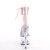 Pleaser ADORE-724RS Sandales à plateforme Transparent Strass Rose EU-37 / US-7