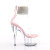 Pleaser ADORE-724RS Sandales à plateforme Transparent Strass Rose EU-37 / US-7