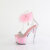 Pleaser ADORE-727F Sandales à plateforme Transparent Rose EU-35 / US-5
