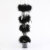 Pleaser ADORE-728F Sandales à plateforme Transparent Noir EU-35 / US-5