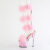 Pleaser ADORE-728F Sandales à plateforme Transparent Rose EU-38 / US-8