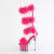 Pleaser ADORE-728F Sandales à plateforme Transparent Rose EU-38 / US-8