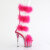 Pleaser ADORE-728F Sandales à plateforme Transparent Rose EU-38 / US-8