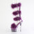 Pleaser ADORE-728F Sandales à plateforme Transparent Lilas EU-37 / US-7