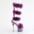 Pleaser ADORE-728F Sandales à plateforme Transparent Lilas EU-37 / US-7