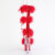 Pleaser ADORE-728F Sandales à plateforme Transparent Rouge EU-37 / US-7