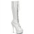 Pleaser Bottes DELIGHT-2023 Blanc EU-37/US-7