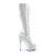 Pleaser Bottes DELIGHT-2023 Blanc EU-37/US-7