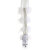 Pleaser ADORE-728F Sandales à plateforme Transparent Blanc EU-37 / US-7