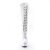 Pleaser Bottes DELIGHT-2023 Blanc EU-39/US-9