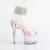 Pleaser ADORE-791-2RS Sandales à plateforme Transparent Strass Rose EU-37 / US-7