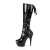 Pleaser Bottes DELIGHT-2029 Noir EU-37/US-7