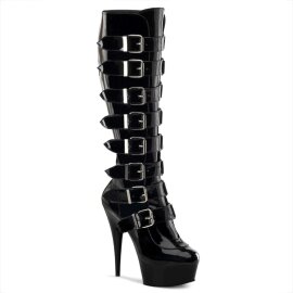 Pleaser Bottes DELIGHT-2049 Noir EU-39/US-9