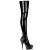 Pleaser Bottes cuissardes DELIGHT-3000 Noir EU-41/US-11
