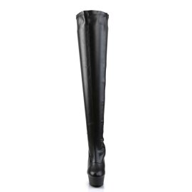 Pleaser Bottes cuissardes DELIGHT-3000 Noir EU-35/US-5