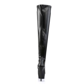 Pleaser Bottes cuissardes DELIGHT-3000 Noir EU-35/US-5