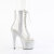 Pleaser BEJEWELED-1021C-2 Bottines à plateforme Transparent Strass Argent Transparent EU-35 / US-5
