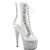 Pleaser BEJEWELED-1021C-2 Bottines à plateforme Transparent Strass Argent Transparent EU-37 / US-7