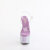 Pleaser BEJEWELED-708RRS Sandales à plateforme Transparent Strass Lilas EU-39 / US-9