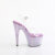 Pleaser BEJEWELED-708RRS Sandales à plateforme Transparent Strass Lilas EU-41 / US-11