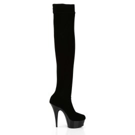 Pleaser Bottes cuissardes DELIGHT-3002 Noir EU-42/US-12