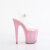 Pleaser BEJEWELED-808RRS Sandales à plateforme Transparent Strass Rose EU-35 / US-5