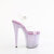 Pleaser BEJEWELED-808RRS Sandales à plateforme Transparent Strass Lilas EU-37 / US-7