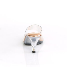 Fabulicious BELLE-301 Mules Transparent Or EU-35 / US-5