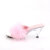 Fabulicious BELLE-301F Mules Transparent Similicuir Rose EU-35 / US-5