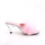 Fabulicious BELLE-301F Mules Transparent Similicuir Rose EU-35 / US-5
