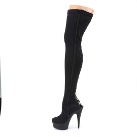 Pleaser Bottes cuissardes DELIGHT-3003 Noir EU-36/US-6