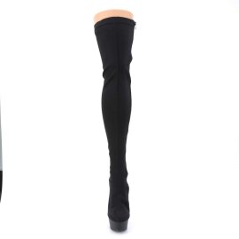 Pleaser Bottes cuissardes DELIGHT-3003 Noir EU-37/US-7