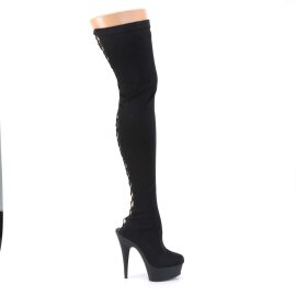 Pleaser Bottes cuissardes DELIGHT-3003 Noir EU-37/US-7