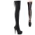 Pleaser Bottes cuissardes DELIGHT-3003 Noir EU-37/US-7