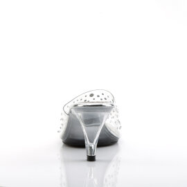 Fabulicious BELLE-301RS Mules Transparent Strass EU-35 / US-5