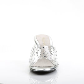 Fabulicious BELLE-301RS Mules Transparent Strass EU-38 / US-8