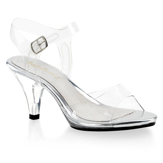 Fabulicious BELLE-308 Sandales à plateforme Transparent EU-35 / US-5