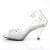 Fabulicious BELLE-330RS Sandales à plateforme Transparent Strass EU-40 / US-10