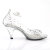 Fabulicious BELLE-330RS Sandales à plateforme Transparent Strass EU-40 / US-10