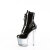 Pleaser BLISS-1020BC Bottines à plateforme Revêtement laqué Transparent Noir EU-39 / US-9