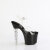 Pleaser BLISS-708 Sandales à plateforme Transparent Noir EU-38 / US-8